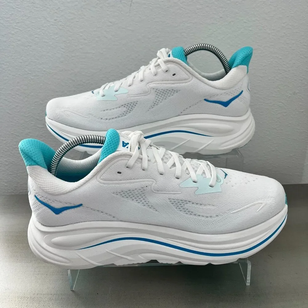 HOKA Clifton 10 Running Shoes | 1162032 VVKY | Men's 9 2E Wide | NEW